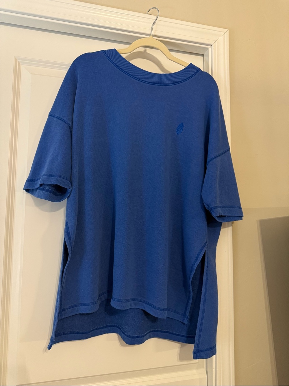 FP Movement by Free People Royal Blue Oversized Short-Sleeve Tee